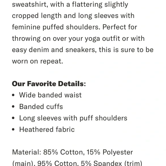 Tuckernuck Green Puff Sleeve Sweater size S - Picture 5 of 5